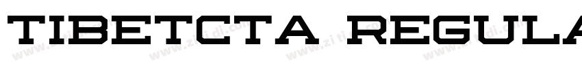 TibetCtA Regular字体转换